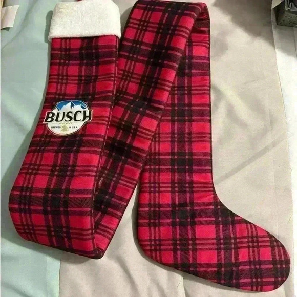 Busch Beer 5’ Long Beer Can Cooler Christmas Stocking - Picture 2 of 4